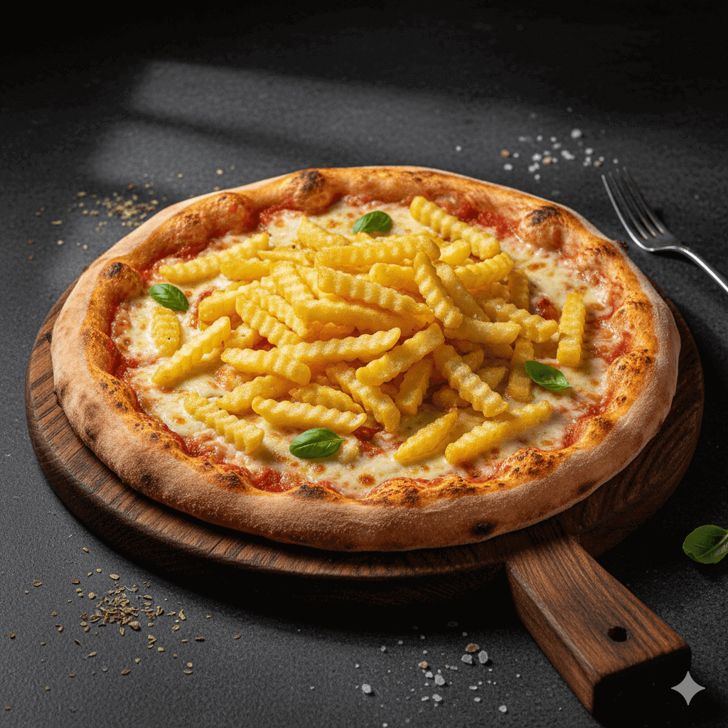 Jenny Pizza - Pizza mit Pommes Frites Romanshorn
